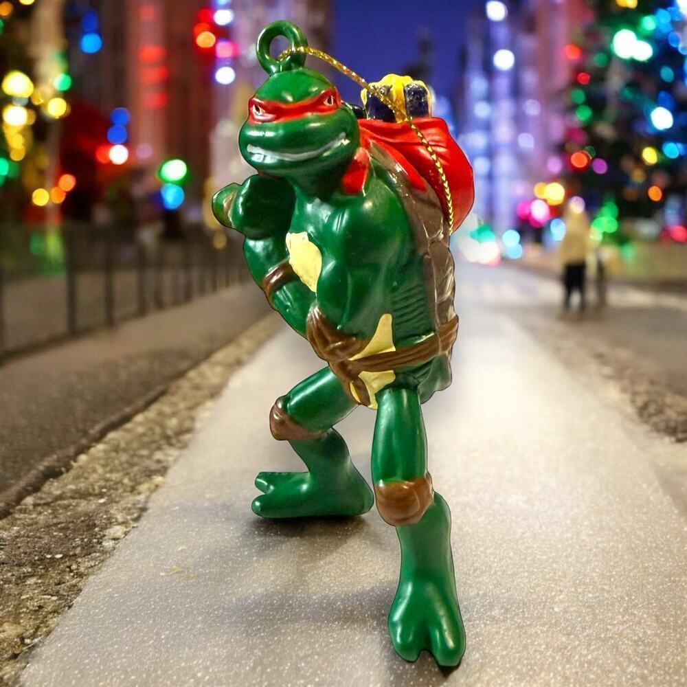 Retro Kurt S Adler TMNT Raphael Ornament Christmas Holiday Ninja Turtle